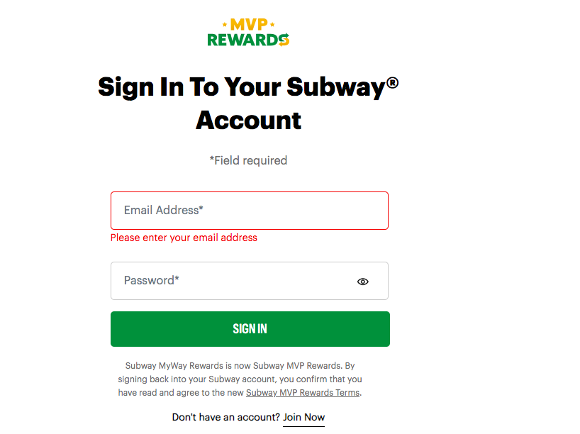 Mysubwaycard Login