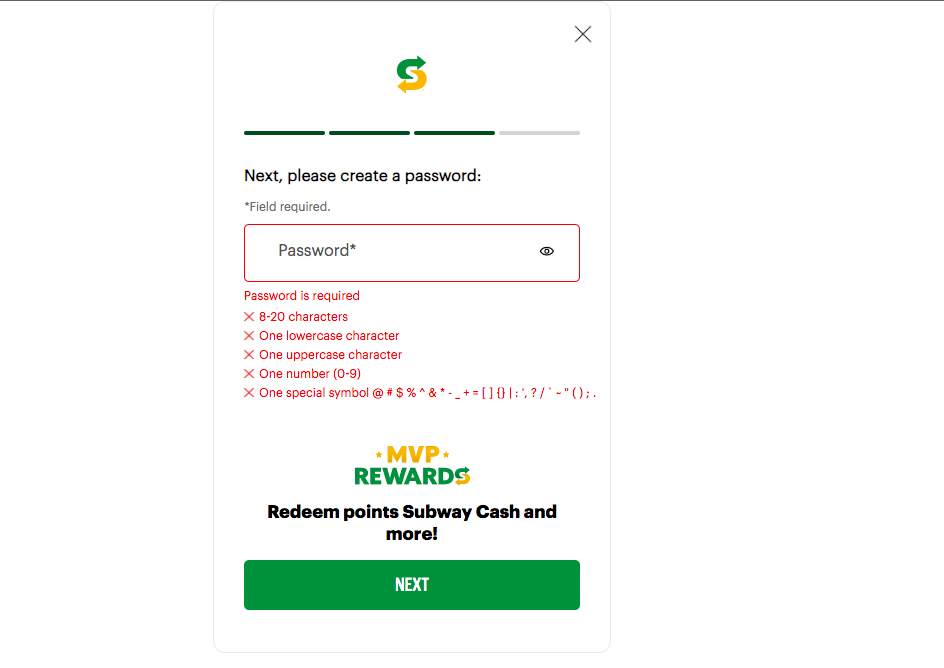 Mysubwaycard Registration