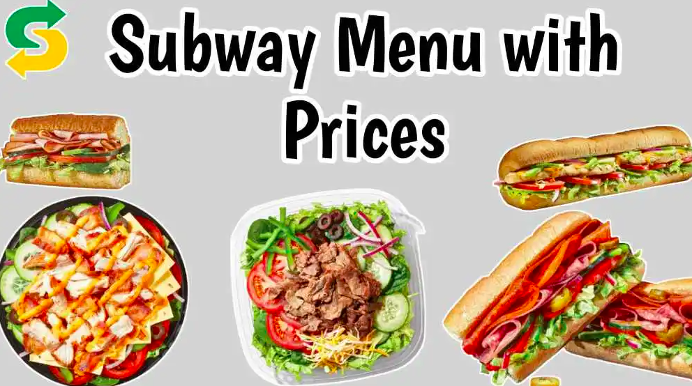 Subway Menu With Price