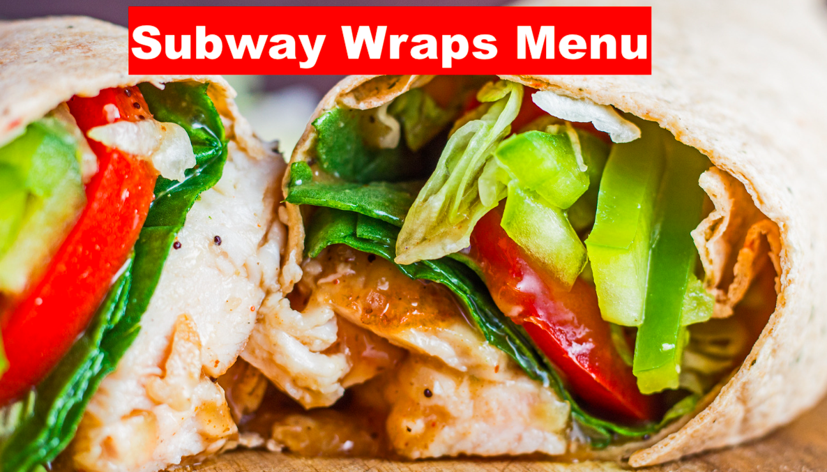 Subway Wraps Menu With Price