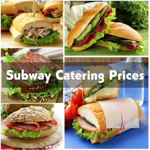 Subway Catering Menu