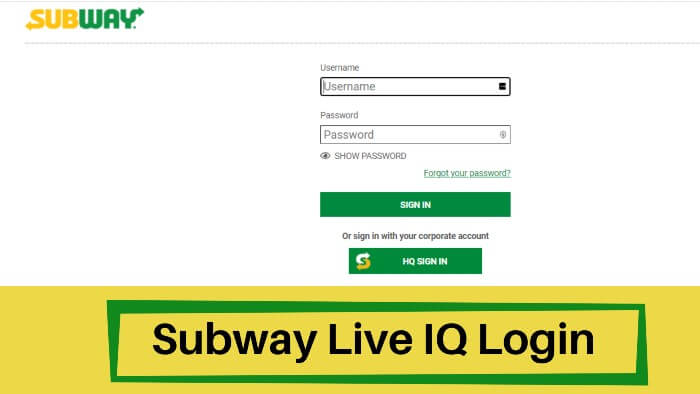 Subway Live IQ