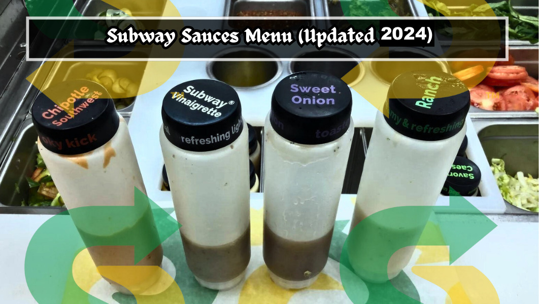 Subway Sauces Menu